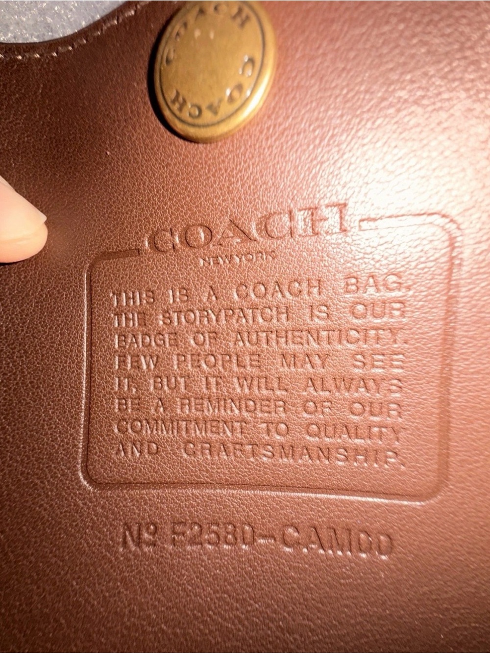 Coach Gramercy Brown Leather Tote Bag ๐๏ธ NWT - Picture 6 of 15